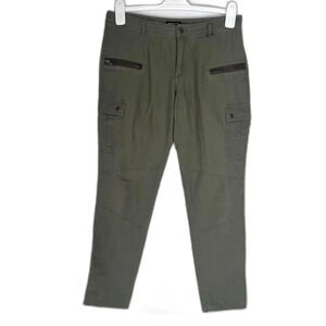 I Love Ronson Army Green Black Zippers Cargo Gorpcore Pants Size 6